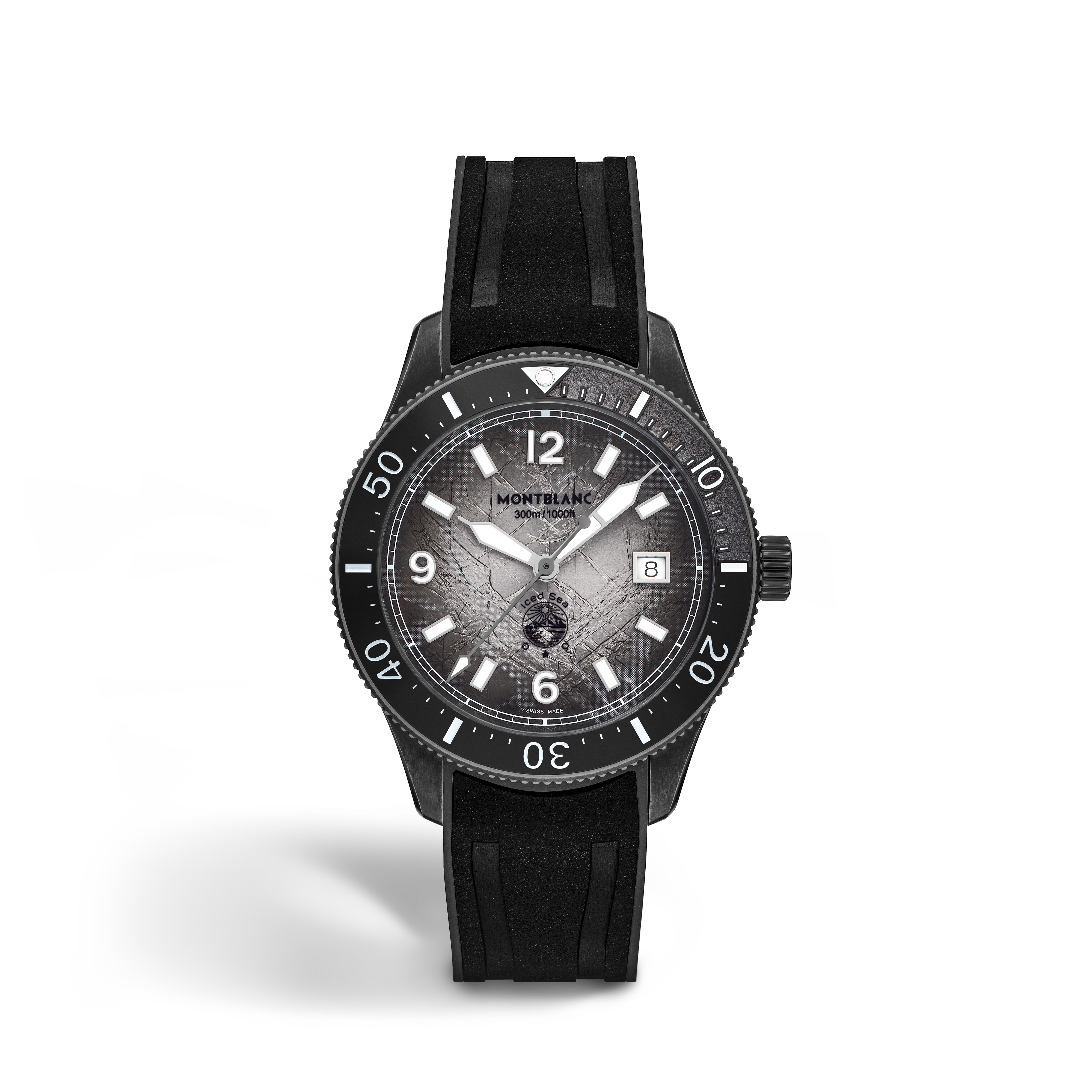 Vẻ đẹp thép xước đầy tinh tế của Montblanc Iced Sea Automatic Date