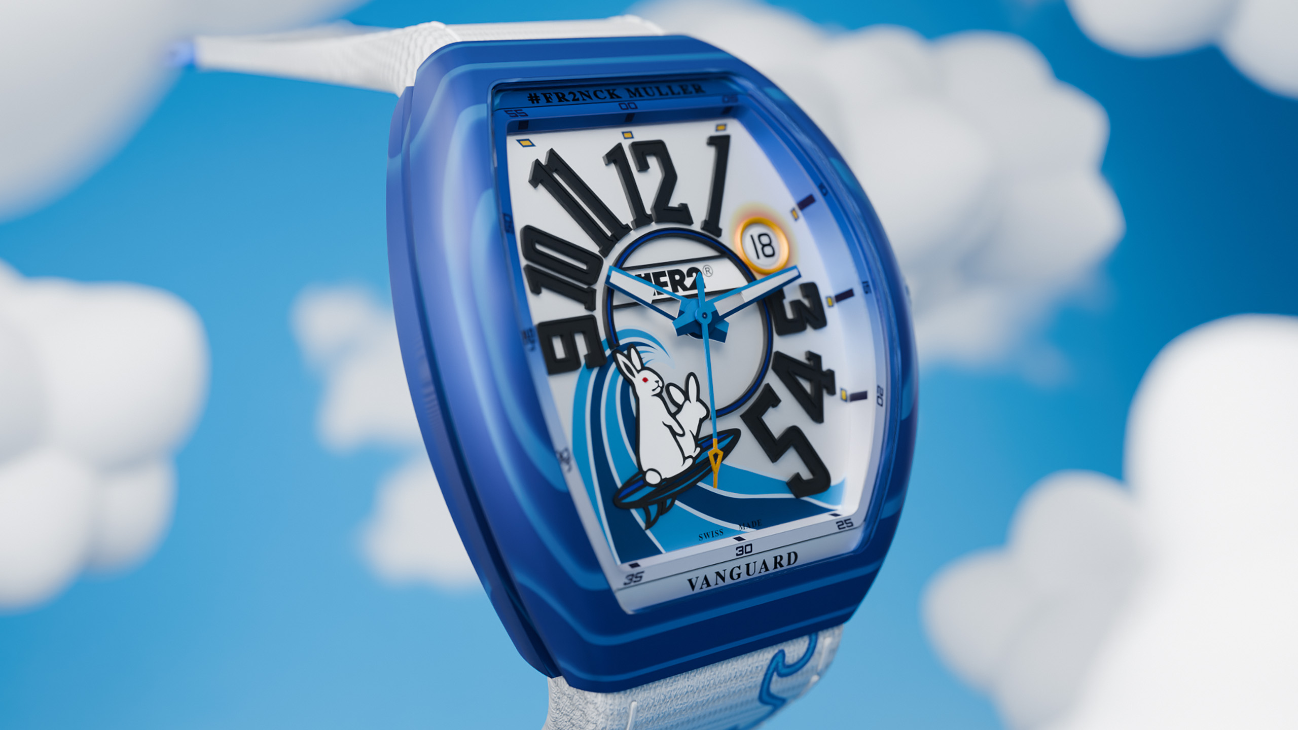 Franck Muller & #FR2 mở rộng sự hợp tác với bộ sưu tập phiên bản giới hạn#FR2NCK MULLER Muller Vanguard Beach